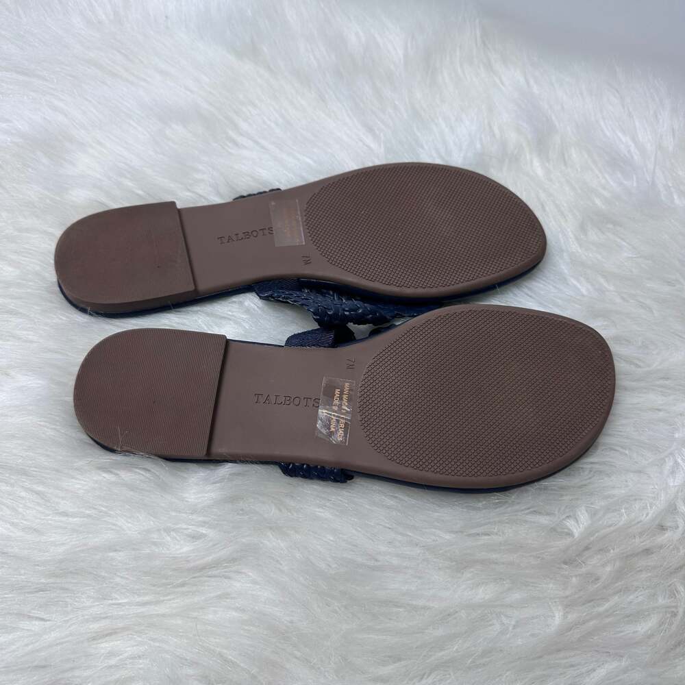 Talbots Faux Leather Women’s braided Sandal - Picture 3 of 5